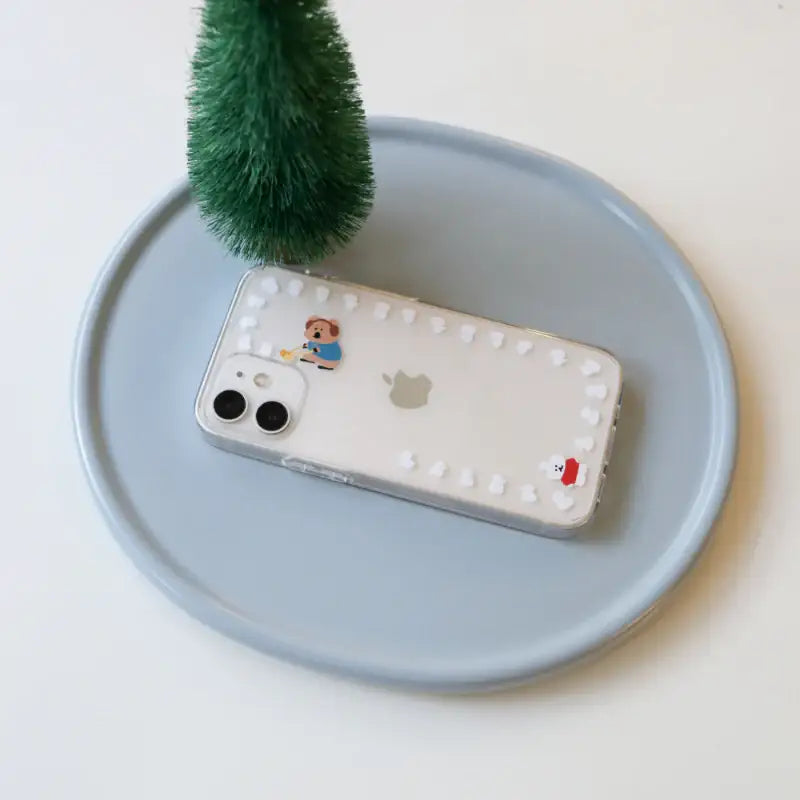 Dinotaeng - Fatty's Snow Duck iPhone Gel Hard Case - Dinotaeng - iPhone Case - Harumio