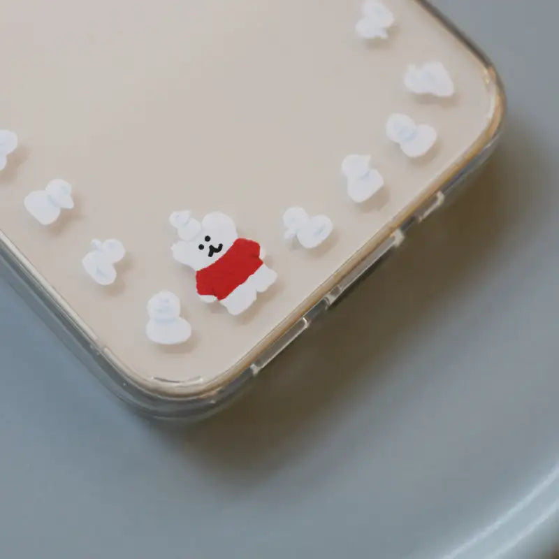 Dinotaeng - Fatty's Snow Duck iPhone Gel Hard Case - Dinotaeng - iPhone Case - Harumio