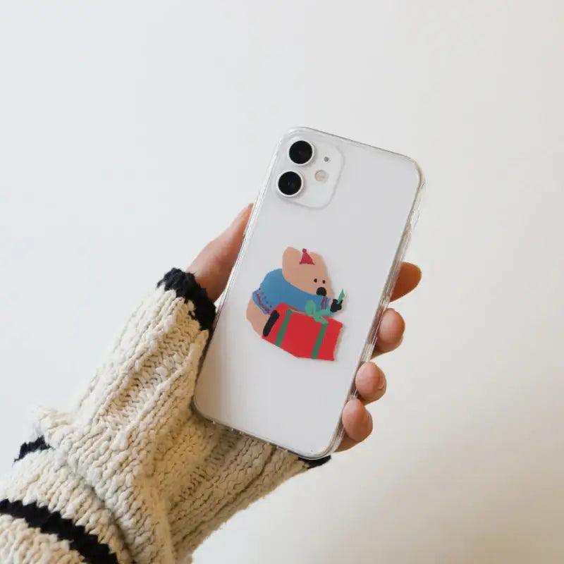 Dinotaeng - Wrapping Presents iPhone Gel Hard Case - Dinotaeng - iPhone Case - Harumio