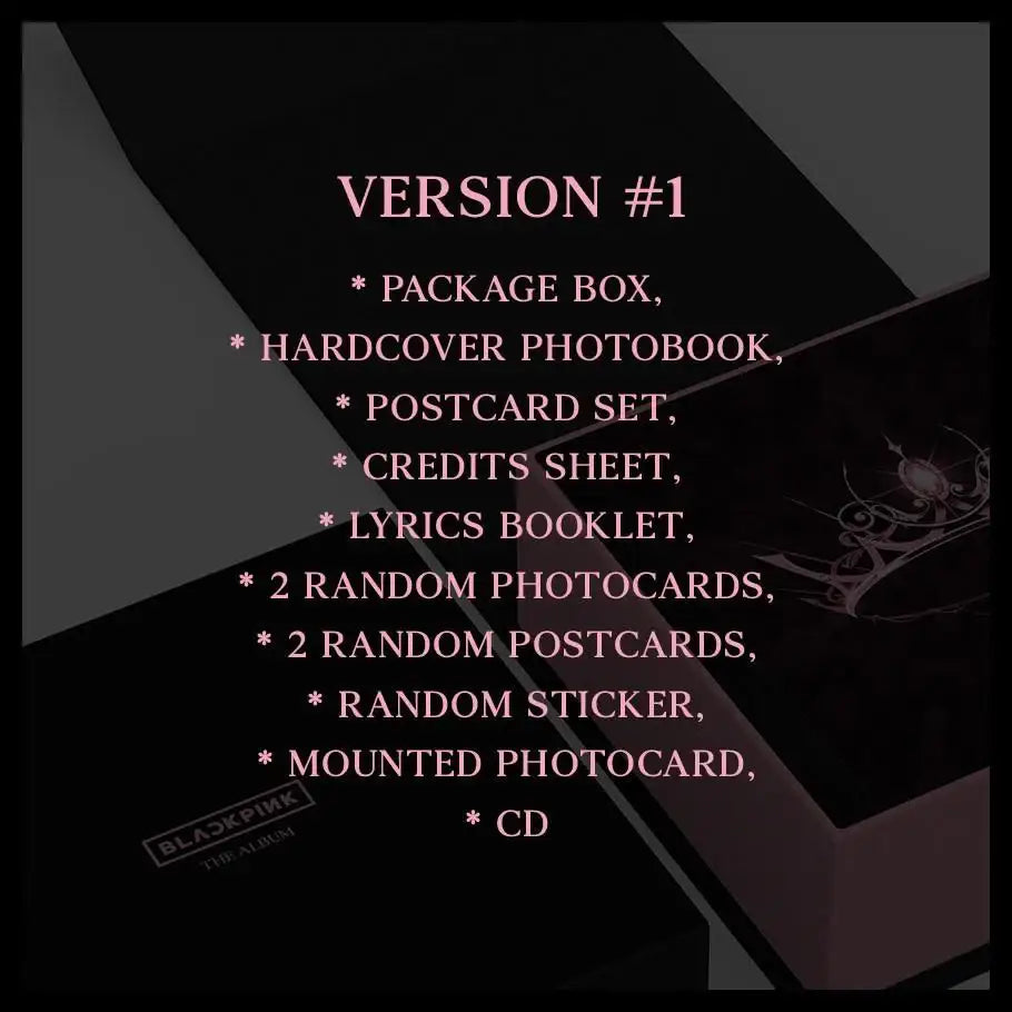 BlackPink - 1st Full Album : The Album - YGPLUS - Album - Harumio