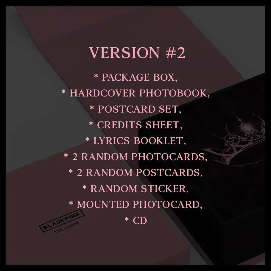BlackPink - 1st Full Album : The Album - YGPLUS - Album - Harumio