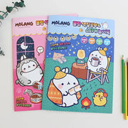 Molang - Coloring & Sticker Book - Molang - Coloring & Sticker Book - Harumio