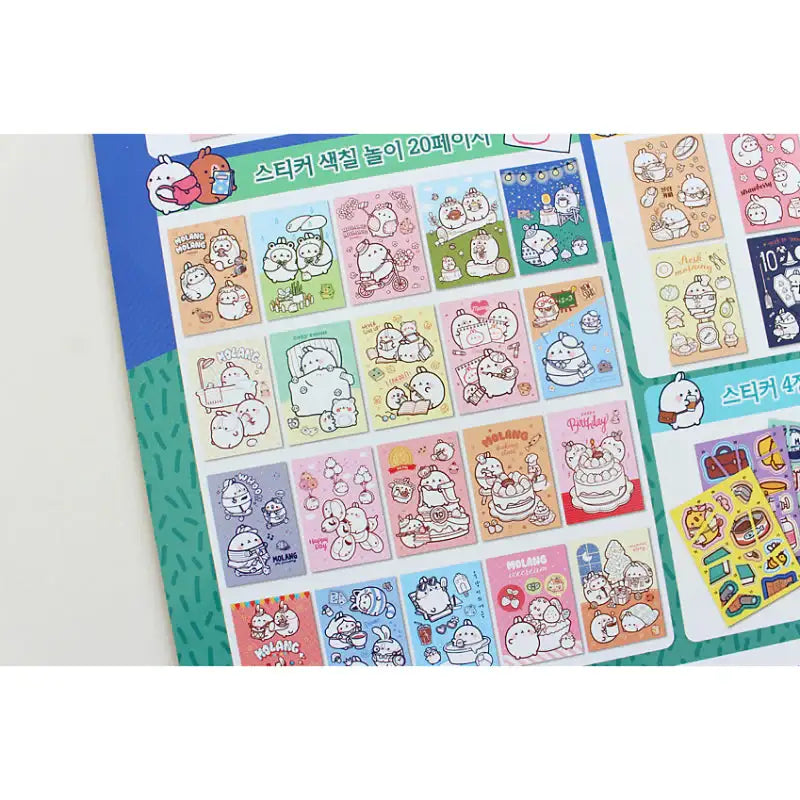 Molang - Coloring & Sticker Book - Molang - Coloring & Sticker Book - Harumio