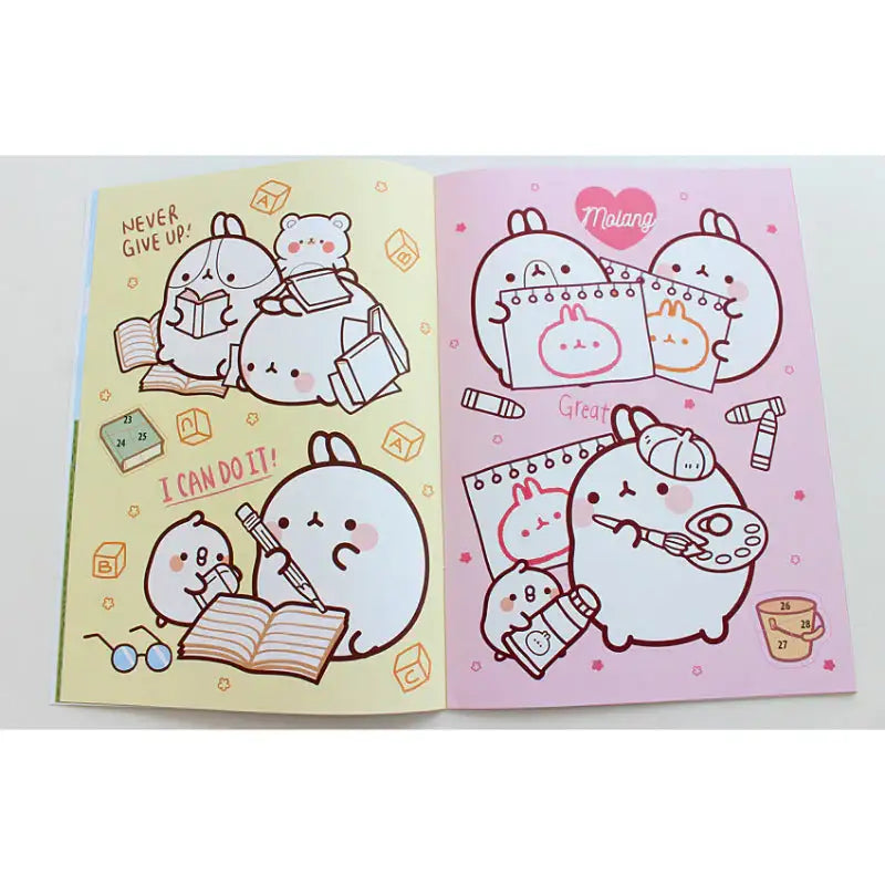 Molang - Coloring & Sticker Book - Molang - Coloring & Sticker Book - Harumio