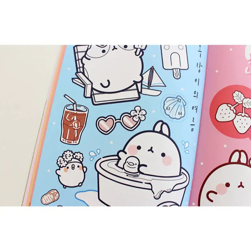 Molang - Coloring & Sticker Book - Molang - Coloring & Sticker Book - Harumio