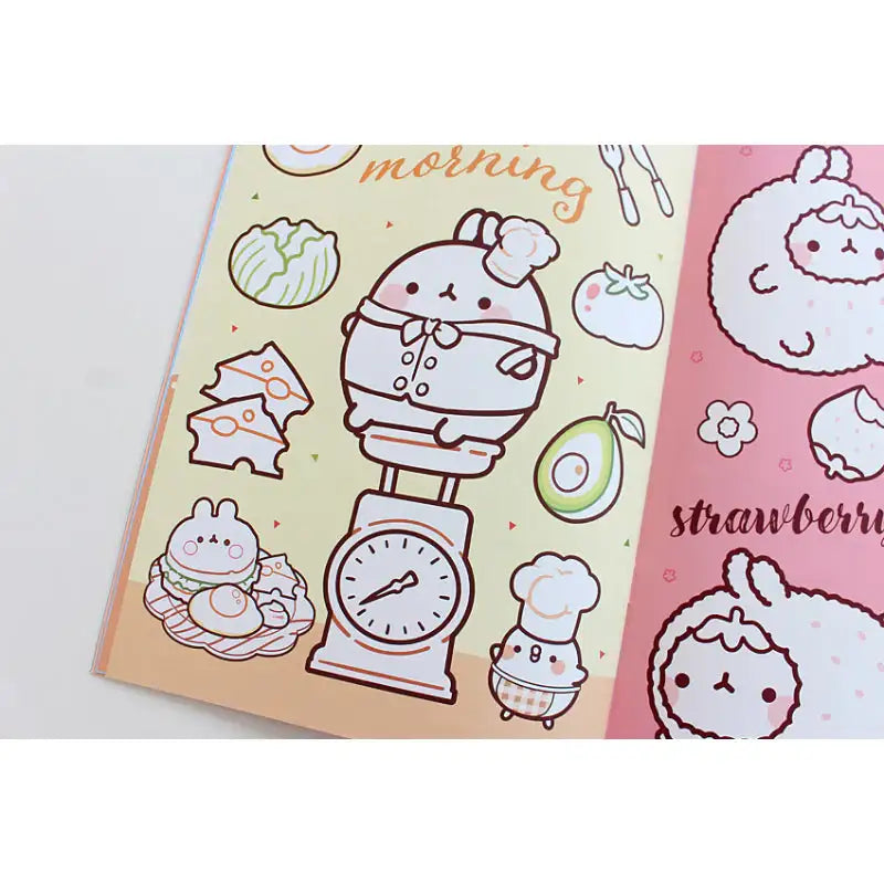 Molang - Coloring & Sticker Book - Molang - Coloring & Sticker Book - Harumio