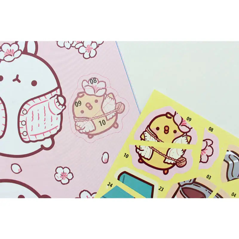 Molang - Coloring & Sticker Book - Molang - Coloring & Sticker Book - Harumio