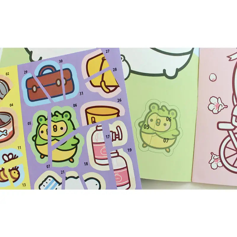 Molang - Coloring & Sticker Book - Molang - Coloring & Sticker Book - Harumio