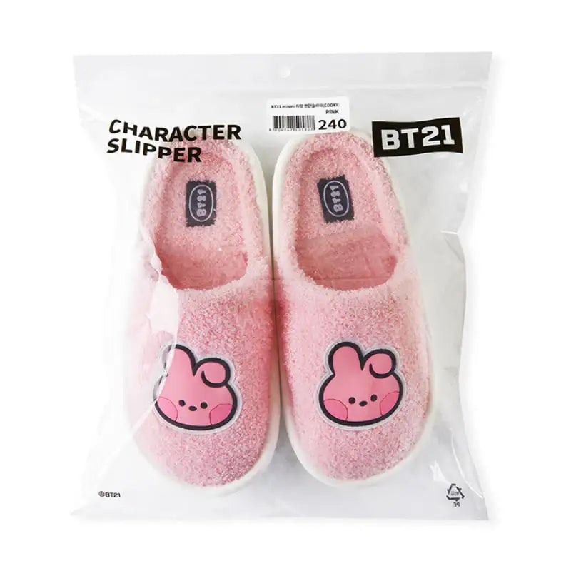 BT21 - Minini Big Face Boucle Slippers - LINE FRIENDS - Footwear - Harumio