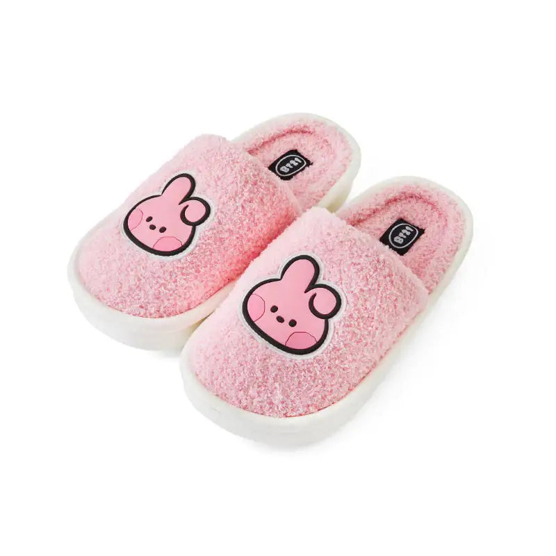 BT21 - Minini Big Face Boucle Slippers - LINE FRIENDS - Footwear - Harumio
