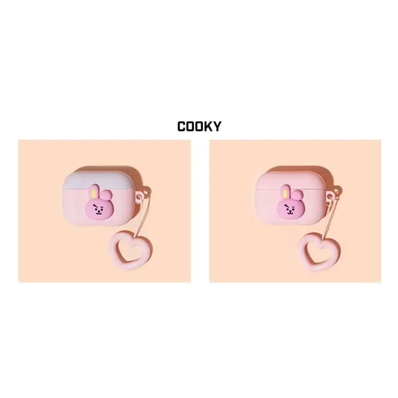BT21 x Royche - Airpods Pro Case Heart Ring Duo - BT21 - Accessories - Harumio