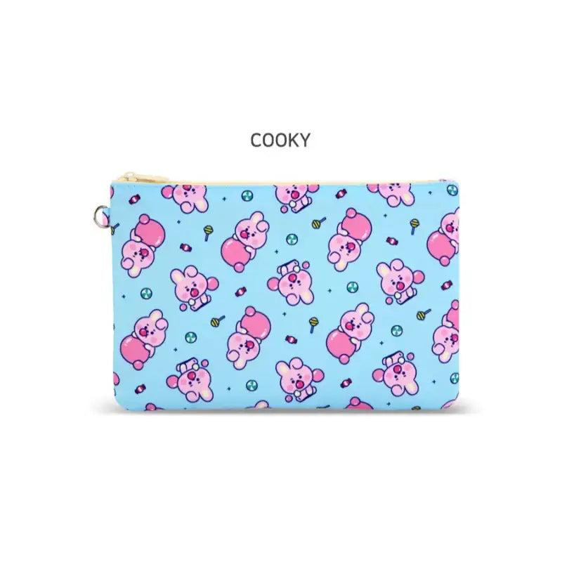 BT21 x Monopoly - Baby Flat Pouch JELLY CANDY - BT21 x Monopoly - Pouches - Harumio