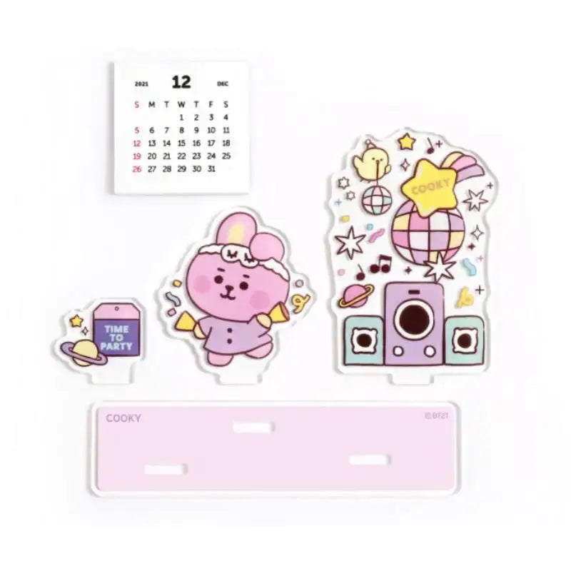 BT21 - Acrylic Stand Calendar - Party - BT21 - Accesories - Harumio