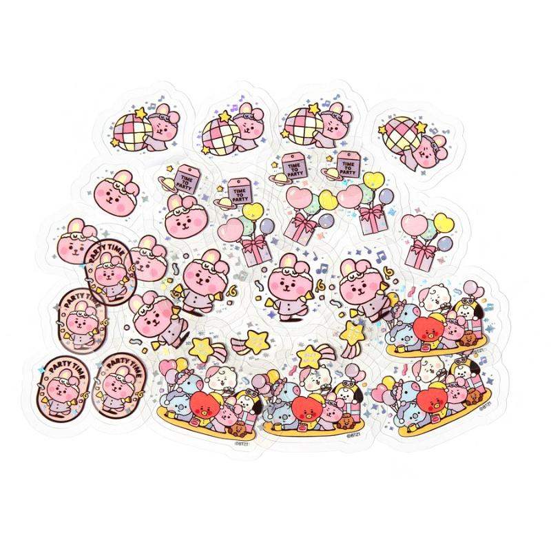 BT21 - Flake Sticker Pack - Party - BT21 - Accesories - Harumio