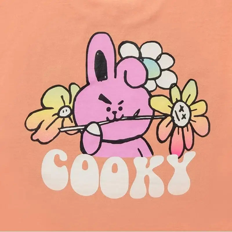 BT21 - Flower Collection - Short Sleeve T-Shirt - BT21 - Clothing - Harumio