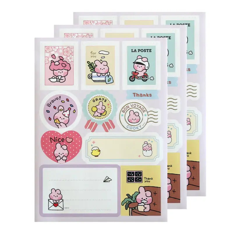 Monopoly x BT21 - Minini Removable Gift Sticker - Monopoly - Stickers - Harumio