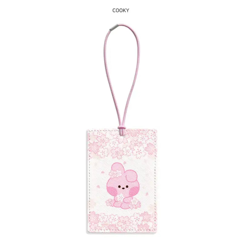 Monopoly x BT21 - Minini Travel Tag- Cherry Blossom - Monopoly - Travel Tag - Harumio