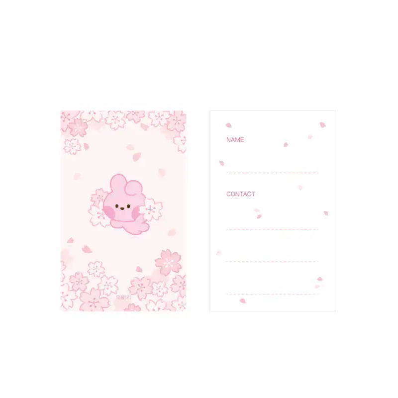 Monopoly x BT21 - Minini Travel Tag- Cherry Blossom - Monopoly - Travel Tag - Harumio
