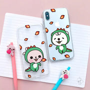 Merry Between - Dinosaur Soft Jelly Phone Case - Merry Between - Accessories - Harumio