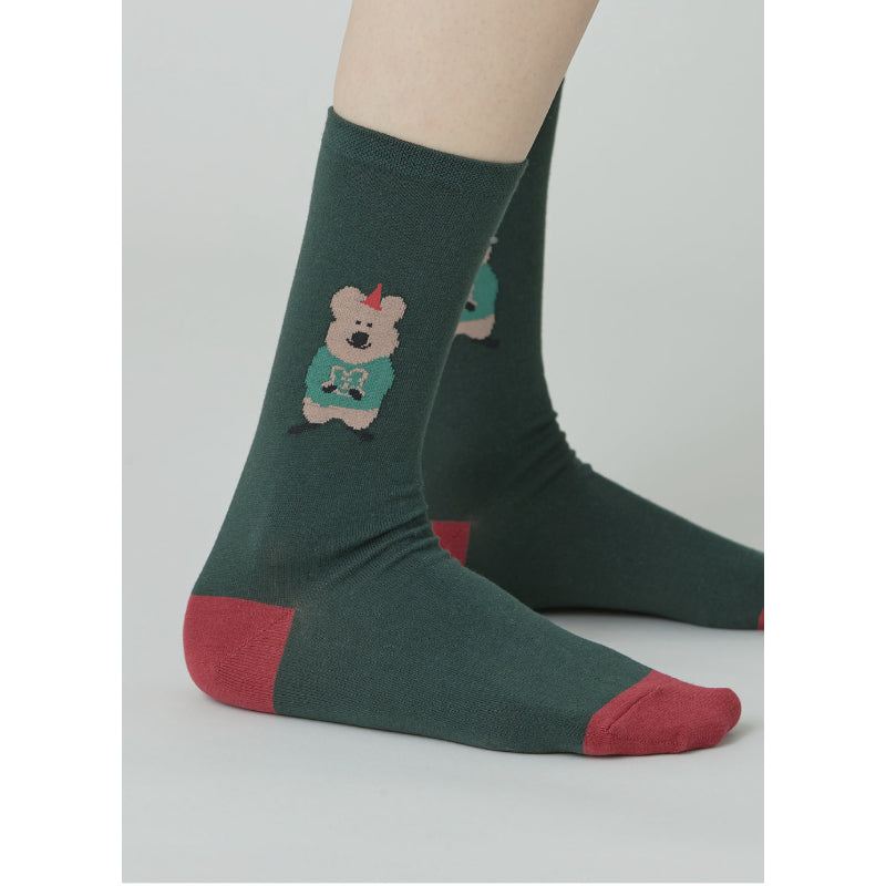 Dinotaeng - Quokka Trio Single Socks Package Set