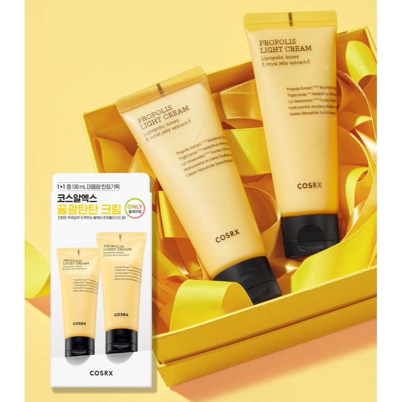 COSRX - Full Fit Propolis Light Cream Tube Double Set