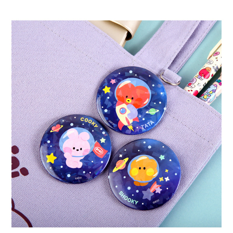 Monopoly x BT21 - Can Badge - Space