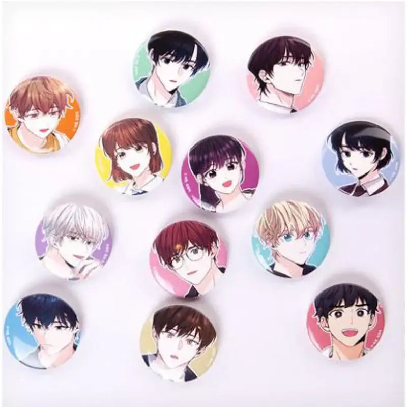 Inso's Law - Nameplate & Pin Badge Set - D&C WEBTOON Biz - Badges - Harumio