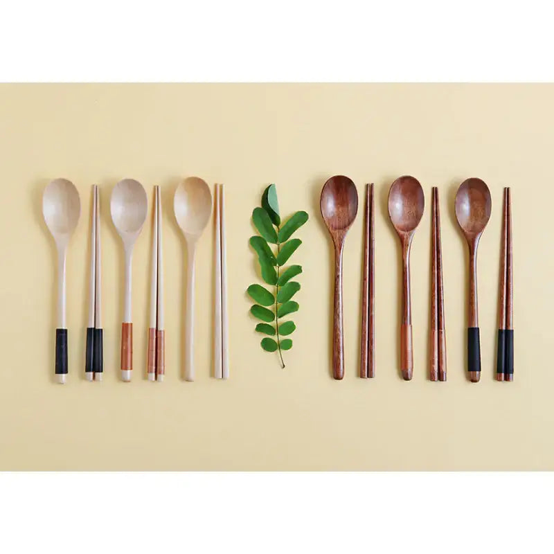 Ggumigga - Camper Wind Wood Cutlery Set - Ggumigga - Cutlery - Harumio