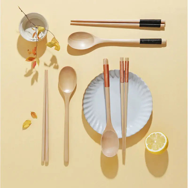 Ggumigga - Camper Wind Wood Cutlery Set - Ggumigga - Cutlery - Harumio