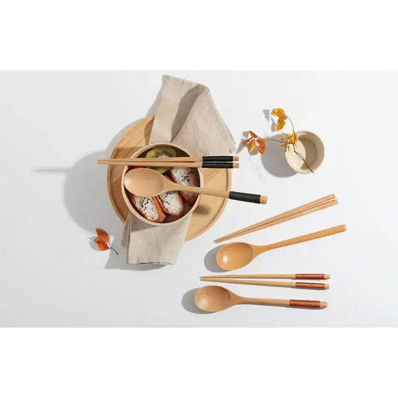 Ggumigga - Camper Wind Wood Cutlery Set - Ggumigga - Cutlery - Harumio
