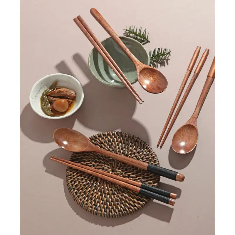 Ggumigga - Camper Wind Wood Cutlery Set - Ggumigga - Cutlery - Harumio