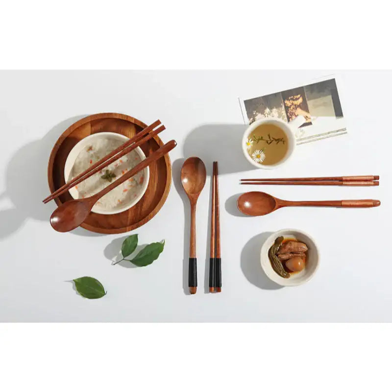 Ggumigga - Camper Wind Wood Cutlery Set - Ggumigga - Cutlery - Harumio