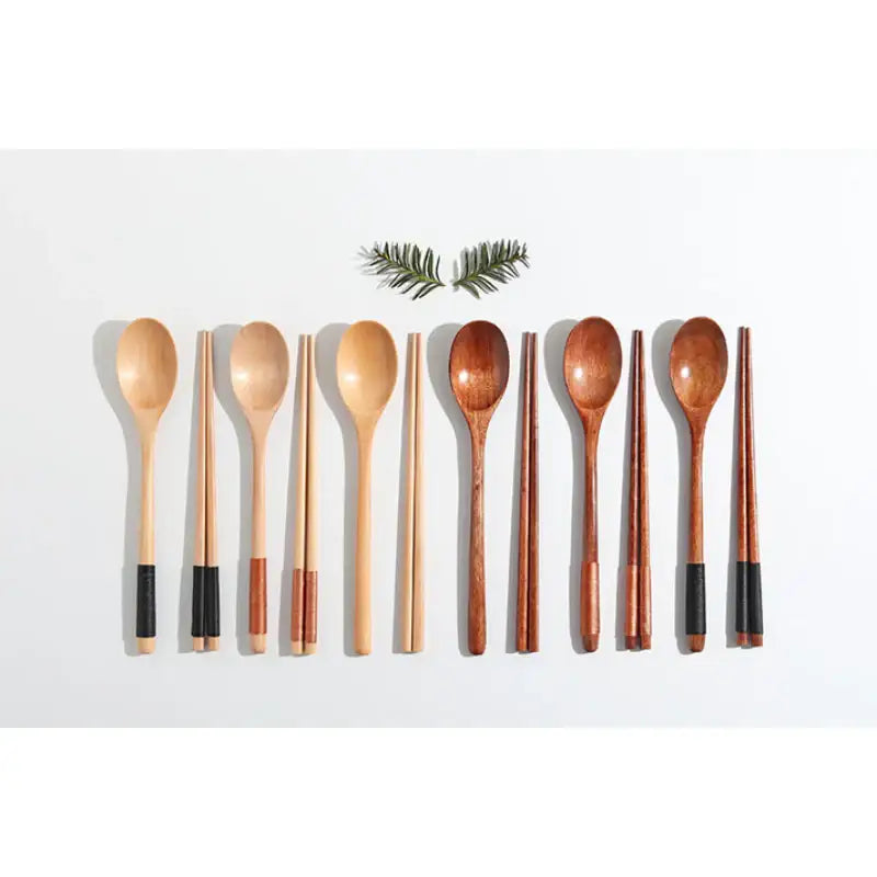 Ggumigga - Camper Wind Wood Cutlery Set - Ggumigga - Cutlery - Harumio