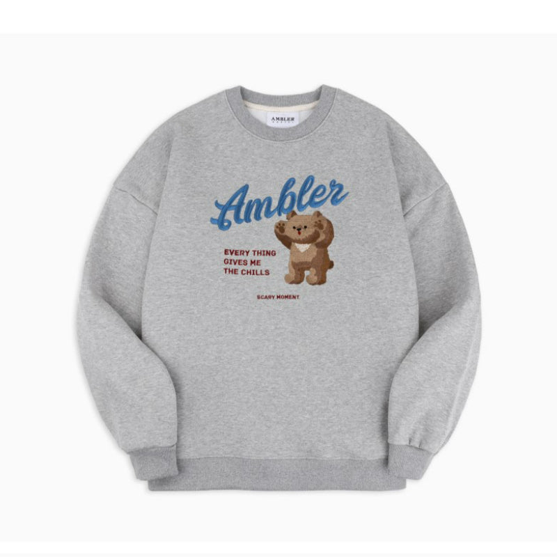 Ambler - The Chill Bear Unisex Overfit Sweatshirt