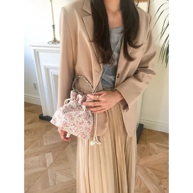 Ovuni - Lace Drawstring Bag - Ovuni - Bag - Harumio