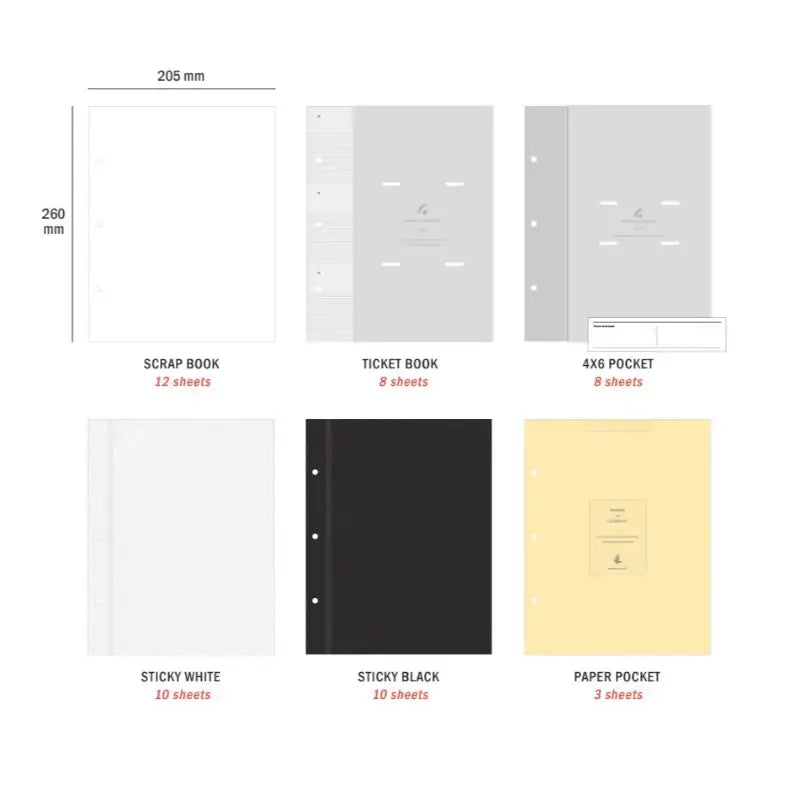 Iconic - Memory Binder Refills - Iconic - Stationary - Harumio