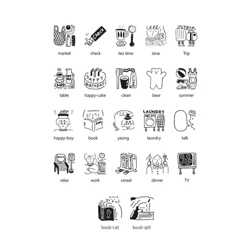 Circus Boy Band - Stamp 04 - Circus Boy Band - Stamp Blocks - Harumio
