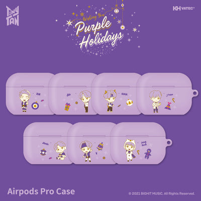 BTS - TinyTAN Purple Holidays AirPods Pro Case