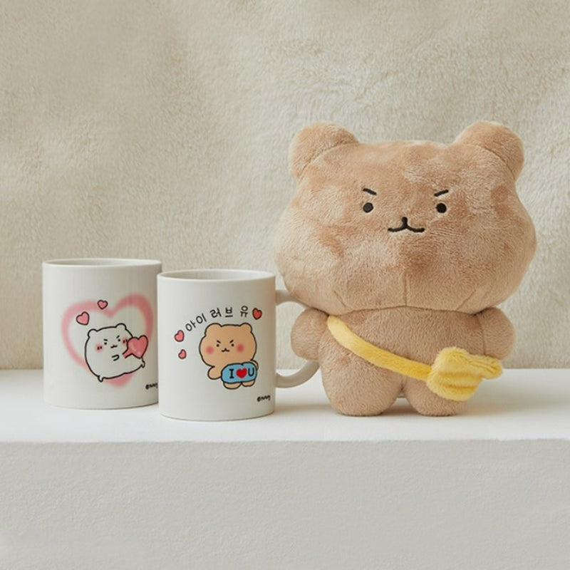 SPAO x Yurang Bear - Bear And Hot Chocolate Mug Set Of 2
