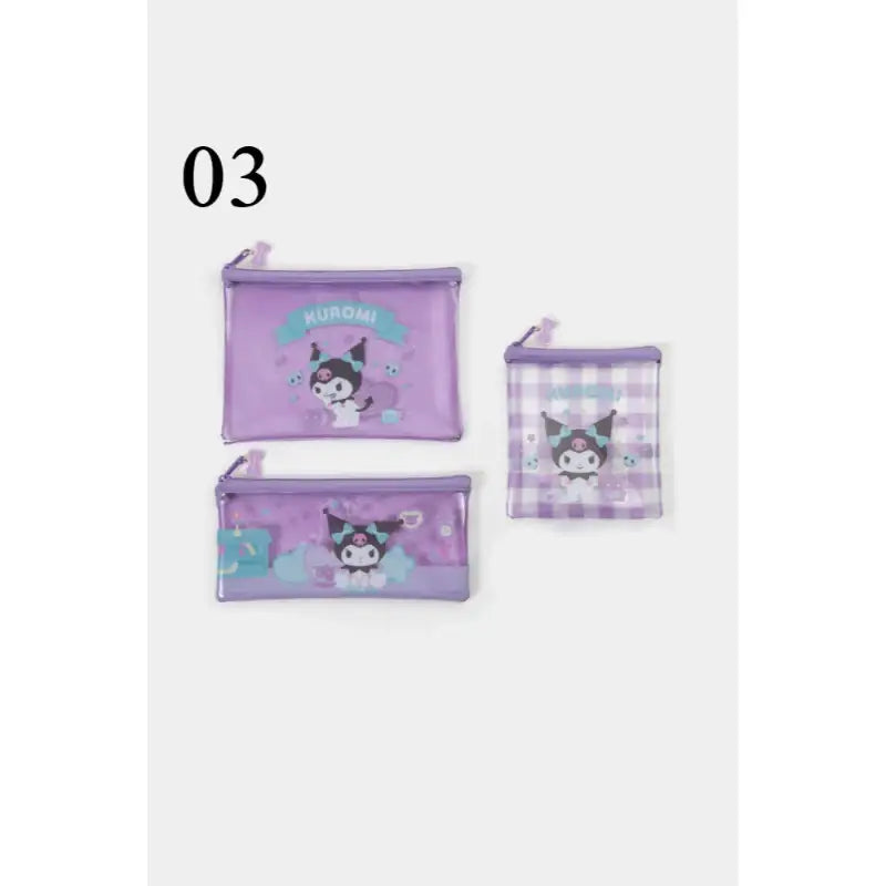Sanrio x 10x10 - Clear Pouch Set - Sanrio - Pouch - Harumio