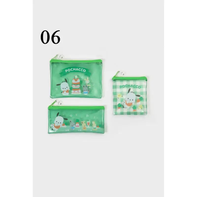 Sanrio x 10x10 - Clear Pouch Set - Sanrio - Pouch - Harumio