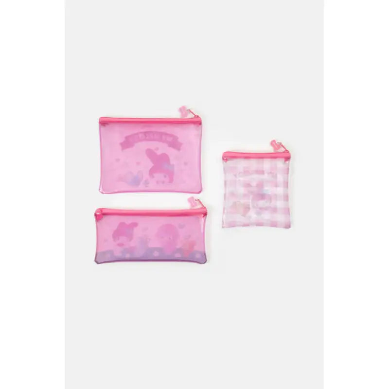 Sanrio x 10x10 - Clear Pouch Set - Sanrio - Pouch - Harumio