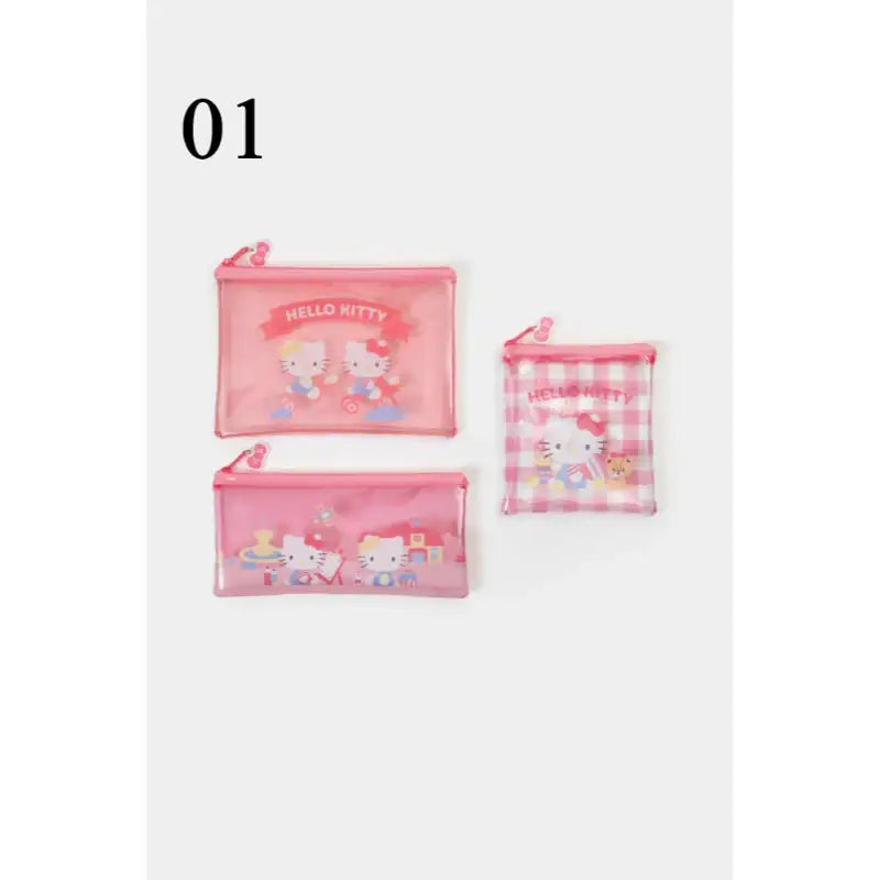 Sanrio x 10x10 - Clear Pouch Set - Sanrio - Pouch - Harumio