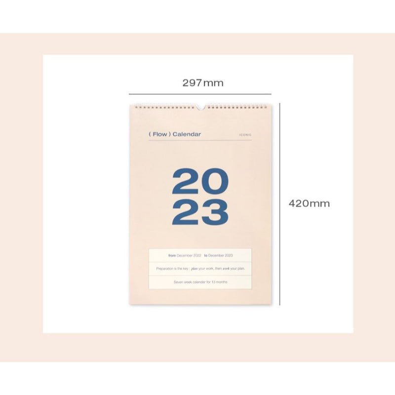 ICONIC - 2023 Flow Wall Calendar