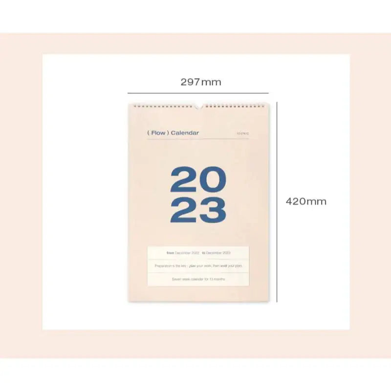 ICONIC - 2023 Flow Wall Calendar - ICONIC - Calendars - Harumio