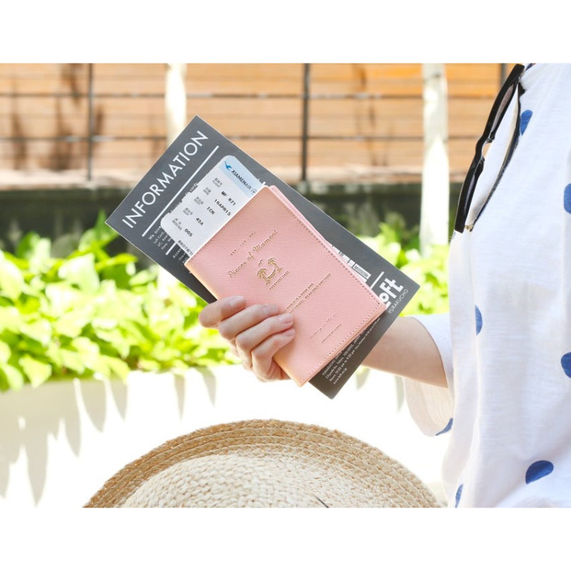 Iconic - Pink Flying Passport Case