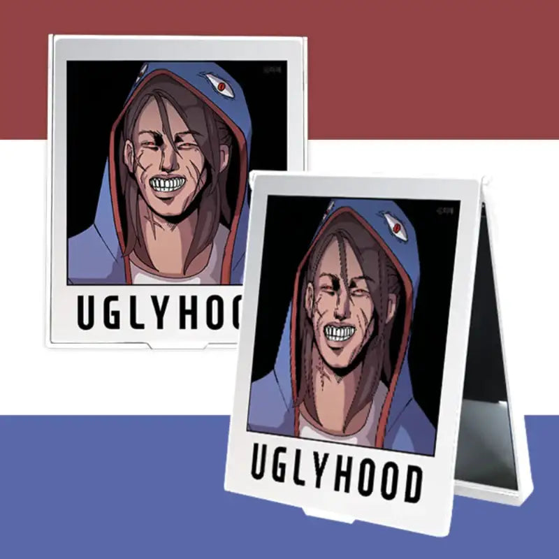 Uglyhood - Square Folding Mirror - Webtoon Shop - Mirror - Harumio
