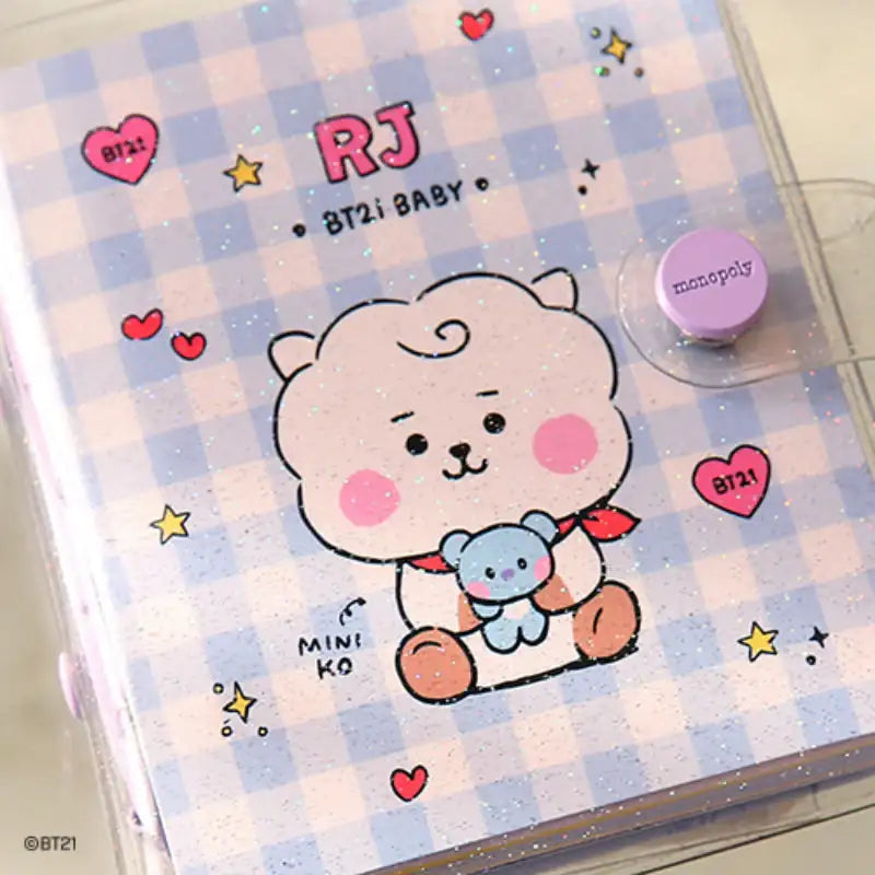 Monopoly X BT21 - 3 Hole Binder Note - Little Buddy - BT21 - Accesories - Harumio