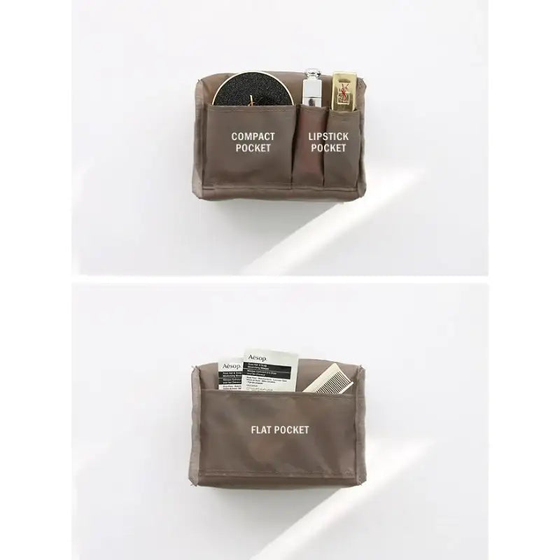 Iconic - Brick Plain Makeup Pouch - Iconic - Pouches - Harumio