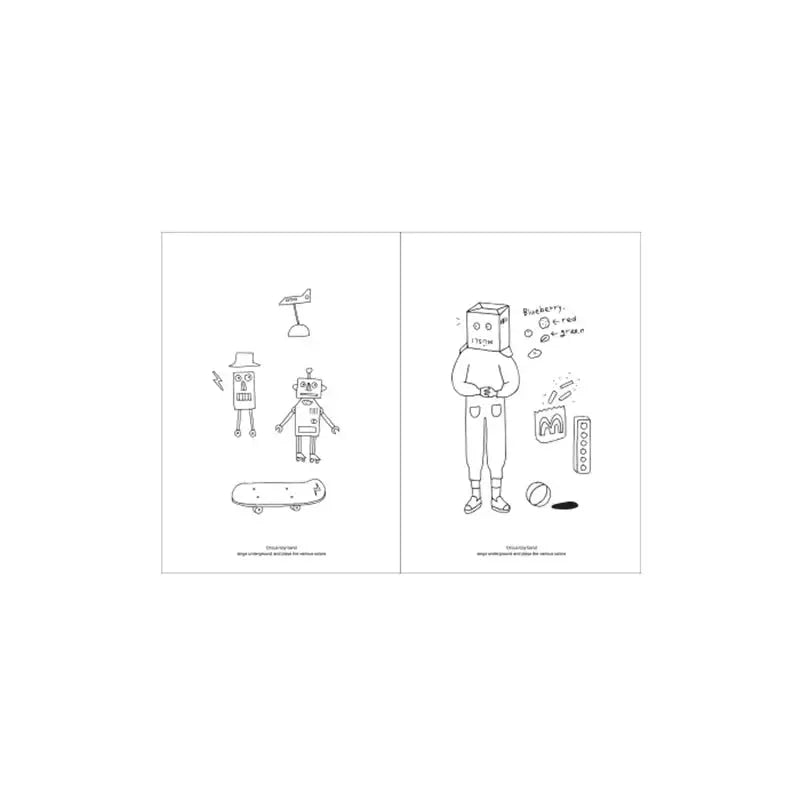 Circus Boy Band - Imagine Colors 03 - Circus Boy Band - Notebooks & Notepads - Harumio